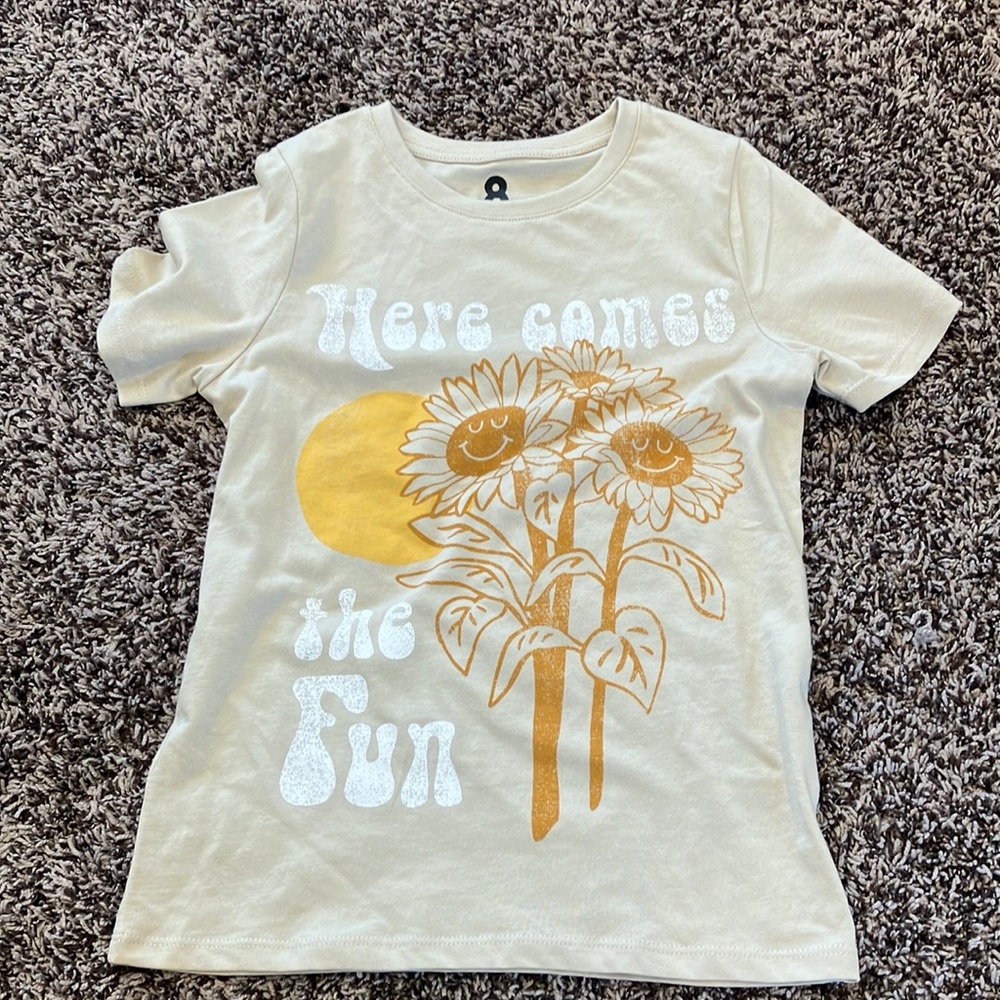 This shirt has a nice feel to it. It’s from Cotton On Kids.